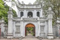Hanoi, Vietnam- January 26 2016: The Temple of Literature in Han