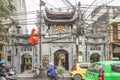 Hanoi, Vietnam- January 26 2016: The Temple of Literature in Han