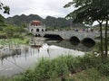 Hanoi Vietnam lake castle bridge Asia