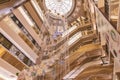 HANOI, VIETNAM - MARCH 08, 2017. The interior of a luxury shopping mall Trang Tien Plaza