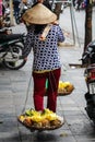 Pineapple street seller