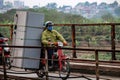 Fridge on a motorbike Hanoi