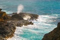 Hanole blowhole Royalty Free Stock Photo