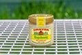 Dreyer rapeseed honey Royalty Free Stock Photo