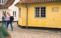 Hans Christian Andersen birthplace and original museum in the old town of Odense Royalty Free Stock Photo