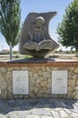 Hans Christian Andersen monument, representing the author writing The Ugly Duckling