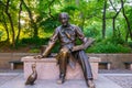 Hans Christian Andersen Statue in Central Park Manhattan Royalty Free Stock Photo