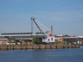 Hansahafen harbour in Luebeck