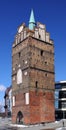 Old city gate of Rostock, Germany