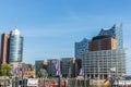 Hanseatic Trade Center and the Elbphilharmonie in Hamburg, Germany Royalty Free Stock Photo