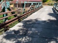 Hansen Bridge in Downieville, California Royalty Free Stock Photo