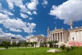 The Hansen Trilogy, in Athens, Greece. Royalty Free Stock Photo