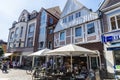 Shopping street in Hansestadt Stade, Lower Saxony, Germany