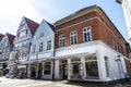 Shopping street in Hansestadt Stade, Lower Saxony, Germany