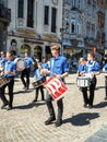 Hanswijk procession in the city center of Mechelen, Belgium
