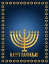 Hanukah Design illustration card