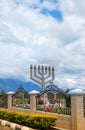 Hanukiah of jews statue candle synagoge holy travel jew