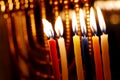 Hanukkah Candles Royalty Free Stock Photo