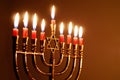 Hanukkah Candles Royalty Free Stock Photo