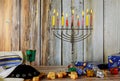 Hanukkah Candles, Jewish Holidays Royalty Free Stock Photo