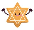 hanukkah character kawaii star