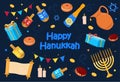 Hanukkah elements set