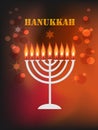 Hanukkah holiday background.