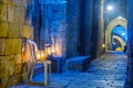 Hanukkah in the Jewish quarter, Jerusalem