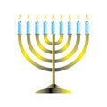 Hanukkah menorah Royalty Free Stock Photo