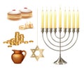 Hanukkah Realistic Set