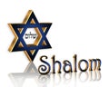 Hanukkah Shalom Jewish Star Royalty Free Stock Photo