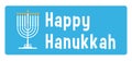 Hanukkah sticker Royalty Free Stock Photo
