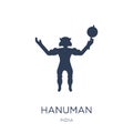 Hanuman icon. Trendy flat vector Hanuman icon on white background from india collection