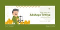 Wish you a very happy akshaya tritiya cover page