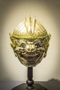 HANUMAN, KHON MASK , sculpture Royalty Free Stock Photo