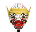 Hanuman mask in Khon Thai classical style Royalty Free Stock Photo
