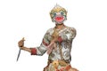 Hanuman mask in Thai classical style of Ramayana story