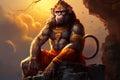 Hanuman monkey god. Generate Ai