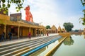 Hanuman monument in the temple complex Bhagwan Valmiki Tirath Sthal near Amritsar, Punjab, India