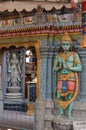 Hanuman Statue detail on hindu temple Royalty Free Stock Photo