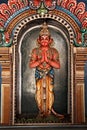 Hanuman statue in Hindu Temple Royalty Free Stock Photo