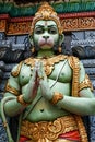 Hanuman Statue at Sri Krishnan Temple, Singapore Royalty Free Stock Photo