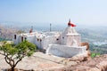 Hanuman Temple on the Anjenadri hill in Hampi