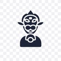 Hanuman transparent icon. Hanuman symbol design from India collection.