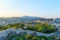 Hanyangdoseong, a fortress wall in Seoul city in Korea Royalty Free Stock Photo