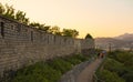 Hanyangdoseong, a fortress wall in Seoul city in Korea. Royalty Free Stock Photo