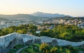 Hanyangdoseong, a fortress wall in Seoul city in Korea. Royalty Free Stock Photo