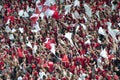 Hapoel Tel Aviv's supporters Royalty Free Stock Photo