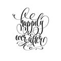 Happily ever after - hand lettering Royalty Free Stock Photo