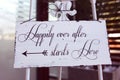 Happily ever after woodenboard